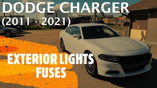 Dodge Charger - EXTERIOR LIGHTS FUSES ( HEADLIGHTS FUSE, STOP LIGHT FUSE, TURN SIGNAL LIGHT FUSE ) Dodge Charger Right Headlight Fuse Location Replacement Right Headlight Does Not Work