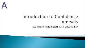 Introduction to Confidence Intervals: Application