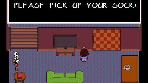 Undertale: Sans Pick Up Your Sock!