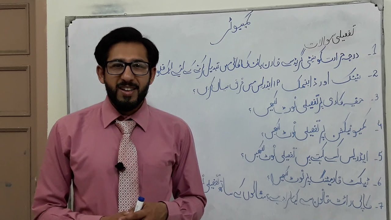 9Th Class Computer Guess Paper 2021 Important Questions By M. Abbas
