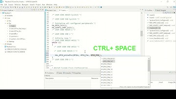 how to use AUTO COMPLETE in STM32CubeIDE ,STM32,STM32CubeMX, TRPT channel