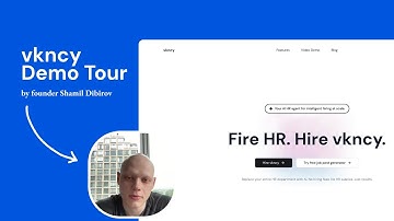 Vkncy Demo: The AI HR Agent for Automated CV Screening & Phone Interviews | AI Recruitment