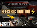 50cc moped | Conversion - Electronic ignition 12Volt | Kokusan op een Kreidler brommer