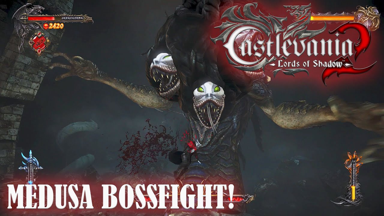 Castlevania Lords of Shadow 2 - Medusa Bossfight! - YouTube
