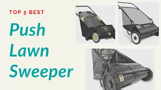 ✅ 5 Best Push Lawn Sweeper | Best Lawn Sweepers to Clear Your Garden