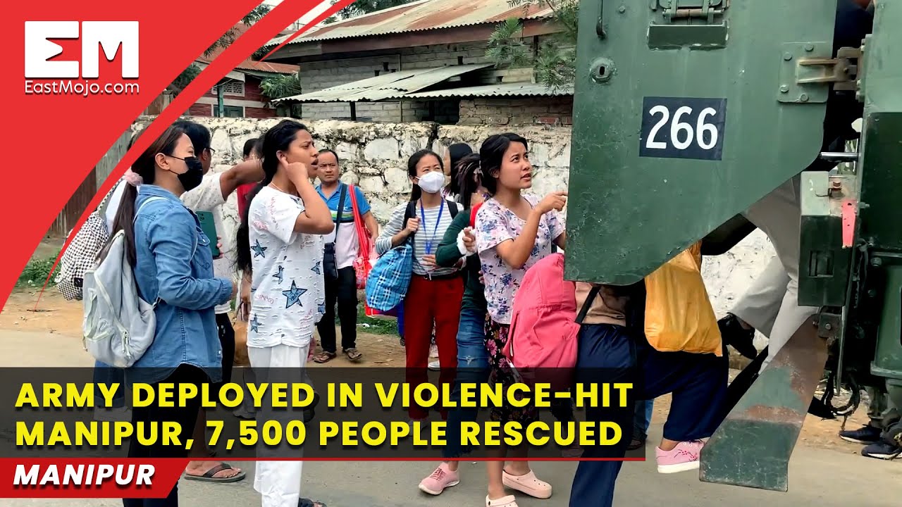 Army deployed in violence-hit Manipur, 7,500 people evacuated