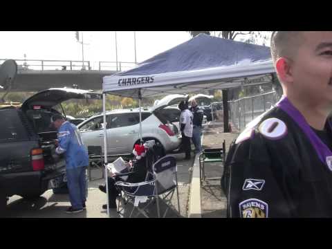 ravens fans tailgate