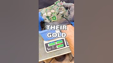 You Won’t Believe How Much Gold Is Inside These Old Computer Chips!