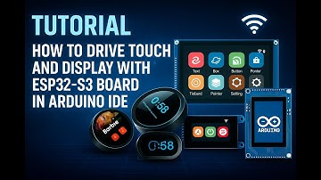 Tutorial: How to drive touch and display with ESP32-S3 board in Arduino IDE? #esp32 #arduino #viewe