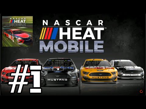 NASCAR HEAT MOBILE - (Gameplay Walkthrough)Part 1 That was an intense RACE (iOS & Android)