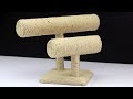 DIY Bangle Stand with Jute Rope and Cardboard | Jewelry Stand | T-Bar Stand | Bangle Holder