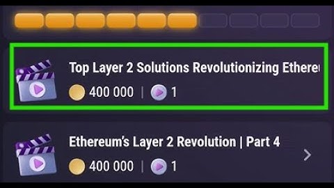 Top Layer 2 Solutions Revolutionizing Ethereum Today | Part 1| Tapswap Code