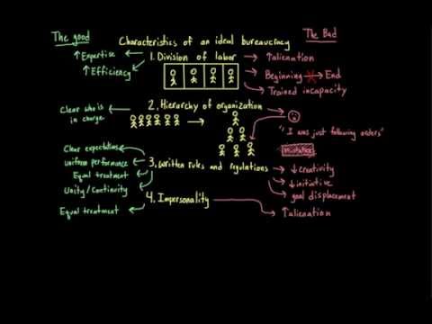 Видео: Каковы характеристики идеальной бюрократии?