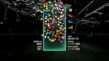 Tetris Effect: Connected Master (Endless) M30 Start 301 Lines Full Session