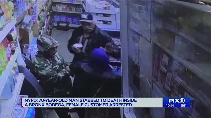 Woman charged after fatally stabbing 70-year-old man at Bronx market