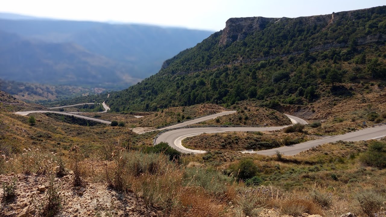 El stelvio de Teruel, túneles de pitarque