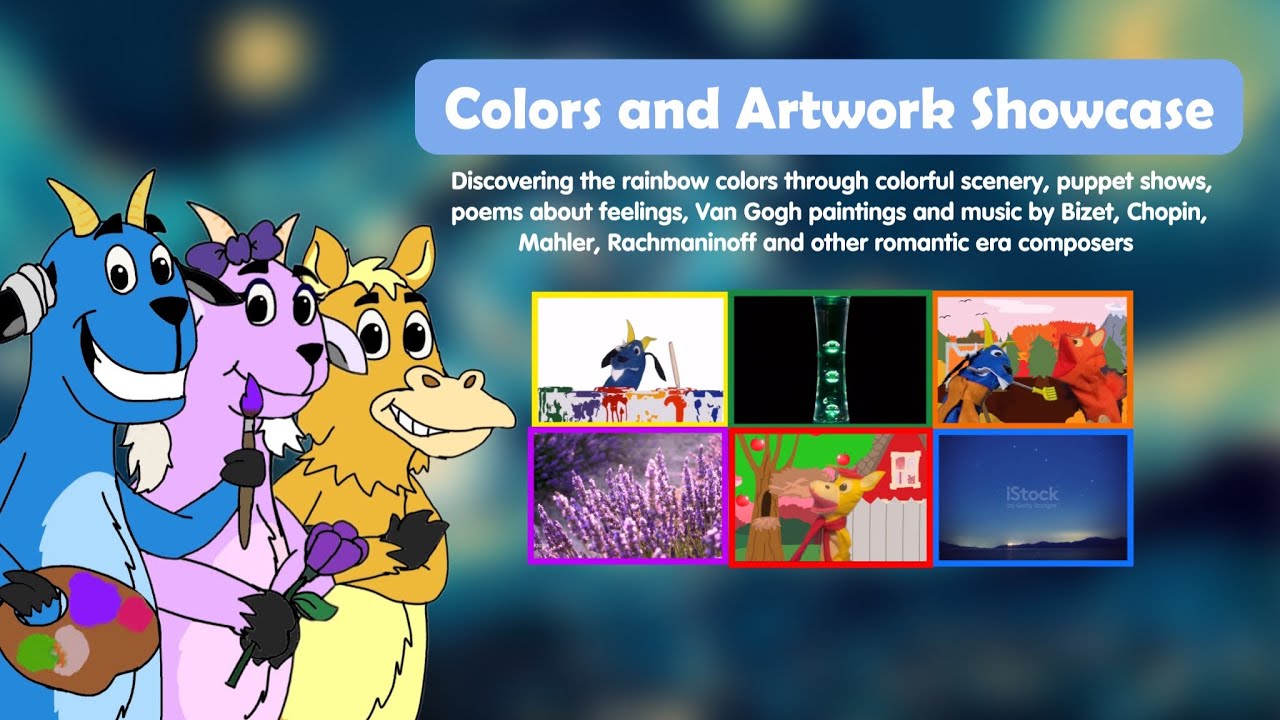 Radin Productions - Colors and Artwork Showcase (2025) | Van Gogh Art with Music and Footage 