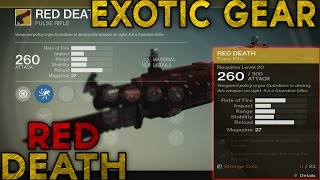 Destiny: Exotic Item Red Death Pulse Rifle