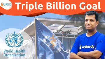 11:00 AM - UPSC CSE 2020 | Special Session by Pawan Sir | Triple Billion Goal (WHO)