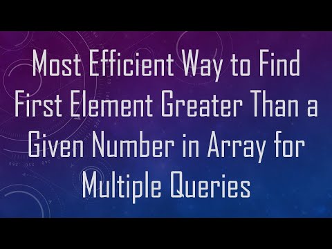 Most Efficient Way