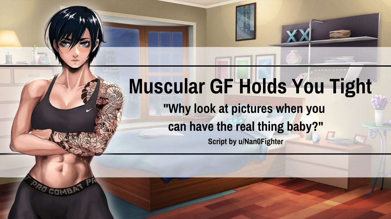 Muscular Girlfriend Holds You Tight [F4M] [Dominant] [Good Boy] [Kisses] [Muscle Girl] [ASMR]