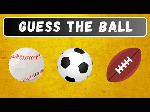 Guess The SPORTS BALLS Quiz 20 Balls From The World Of Sport