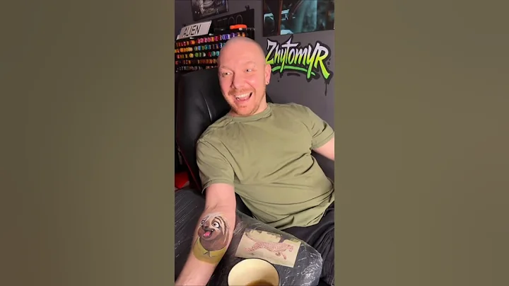 Crazy tattoo idea! 😱 Watch this funny mistake until the end! 🤣 #shorts #fail #tattoo #meme