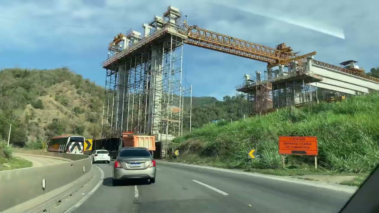 RJ → SP PELA SERRA DAS ARARAS | OBRAS EM ANDAMENTO 🚧