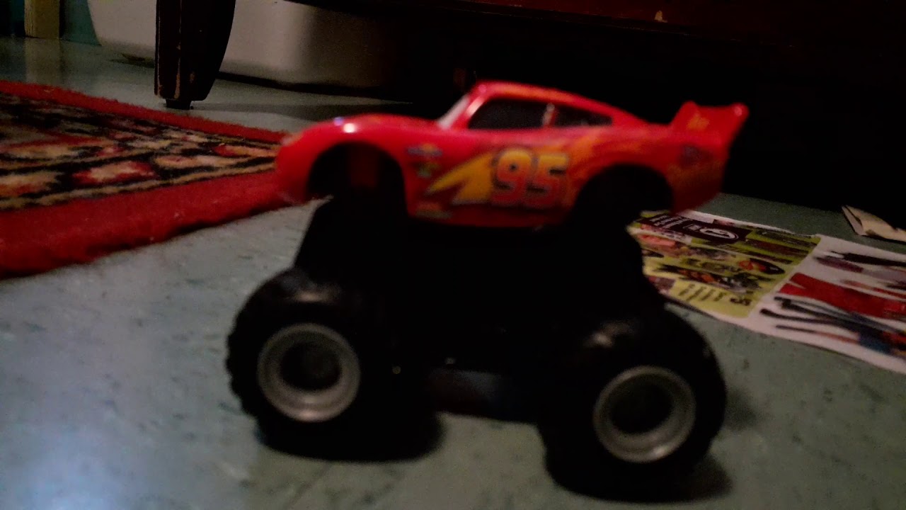 Monster truck Lightning McQueen homemade diecast monster truck ...
