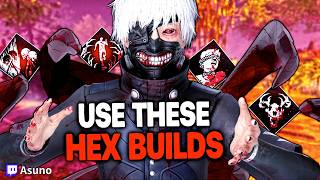 1 HOUR OF MY MAIN HEX GHOUL BUILDS IN DBD