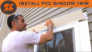 Replace Your Rotted Wood Window Trim with PVC Vinyl Trim Boards