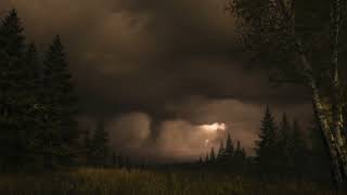 Waiting Beneath Dark Clouds | Calm Before the Storm | Distant Thunder Ambience (3 Hours)