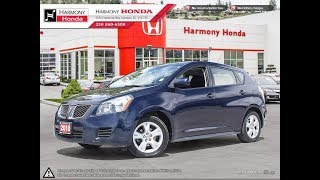 2010 Pontiac Vibe - Harmony Honda - Blue - U5895A - Kelowna, BC