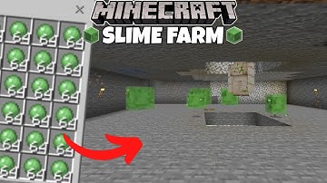 Minecraft: Easy SLIME FARM Tutorial! No Slime Chunks! Minecraft PE|Bedrock & Java