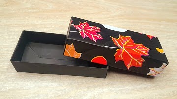 How to Make Origami Rectangle Box Easy - Paper Rectangular Box Tutorial