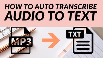 How to Transcribe Audio to Text | Best Free Way to Automatically Transcribe Video (Audio to Text)