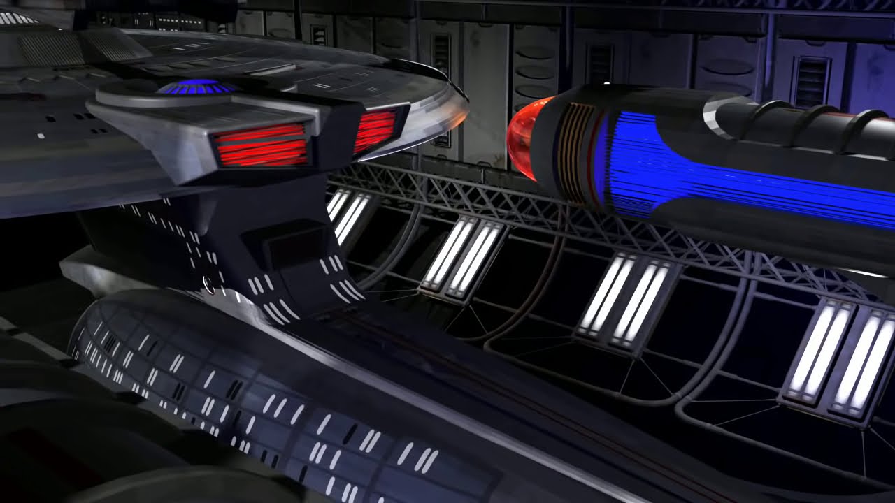 Blender animation of a redesigned Ambassador Class Star Trek Starship YouTube