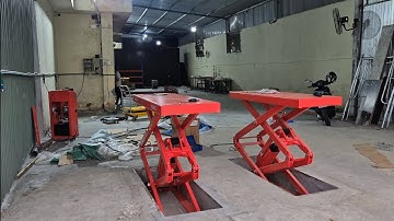 Setup cầu nâng 2 trụ và cầu nâng Cắt Kéo cho Gara Tại Đà Nẵng | Alo em 037979.6325