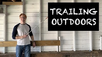 How to Perform Trailing Technique Outdoors With a White Cane