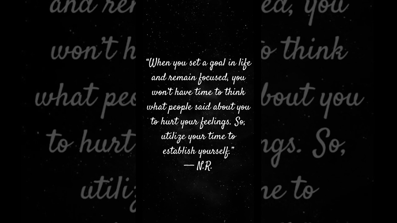 Set a goal # stay focused# positive mindset # motivational quote