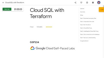 Cloud SQL with Terraform GSP234