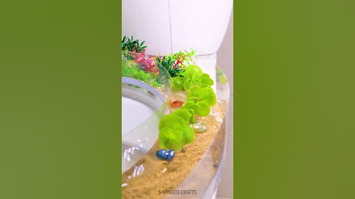 How to decorate your bathroom seat with this epoxy aquarium! 🐟
