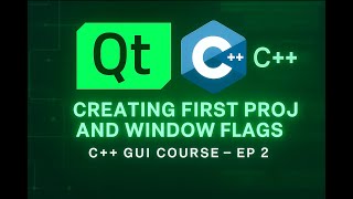 Qt Project Setup Guide for Beginners: Wizard, File Structure & Flags | C++ GUI EP 2