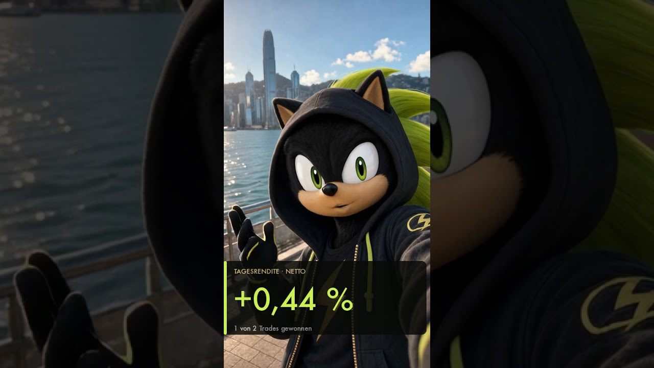 CopyX Trading Tagesvideo — 0,44% netto am 03.09.2026 mit SONIC AI
