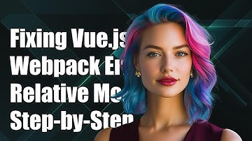 Fixing Vue.js Webpack 