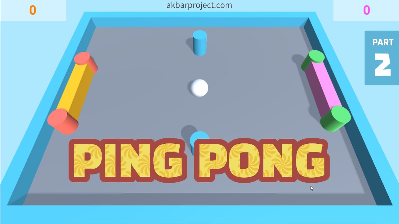 Tutorial Membuat Game Ping Pong 3D di Unity Part 2 - YouTube