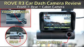 ROVE R3 | BEST NEW 3 Channel Car Dash Camera