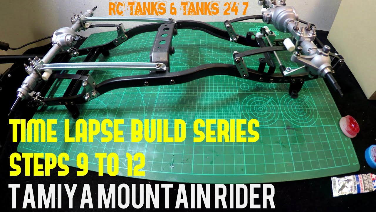 los irreverentes Tamiya Toyota 4X4 Pick-Up MOUNTAIN RIDER/Mountaineer - Build Series - TIME LAPSE! Steps 9 to 12