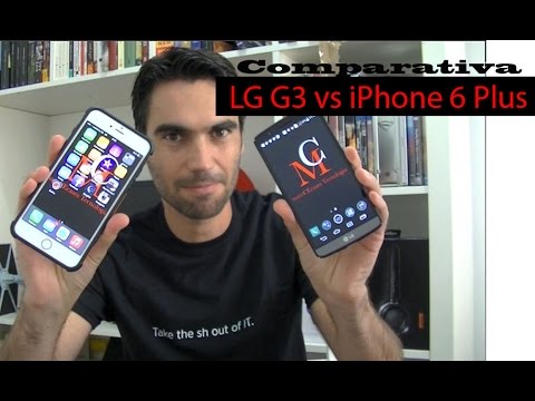 LG G3 vs Apple iPhone 6 Plus, comparativa (en español)