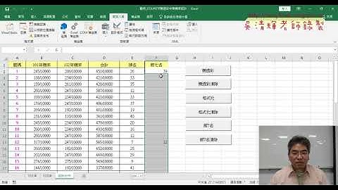 05 列出前七名VBA程式說明